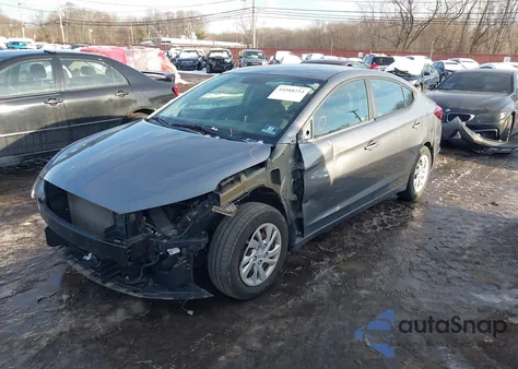 2019 Hyundai Elantra Se z USA, uszkodzony, nr VIN 5NPD74LF6KH430965